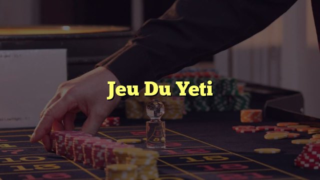 Jeu Du Yeti