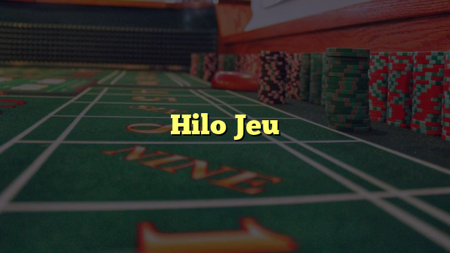 Hilo Jeu