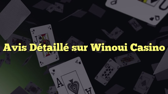 Avis Détaillé sur Winoui Casino